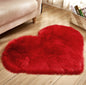 Plush Heart Shaped Carpet