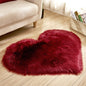 Plush Heart Shaped Carpet