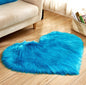 Plush Heart Shaped Carpet