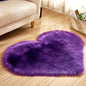 Plush Heart Shaped Carpet