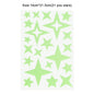 Luminous 3D Stars Dots Wall Sticker