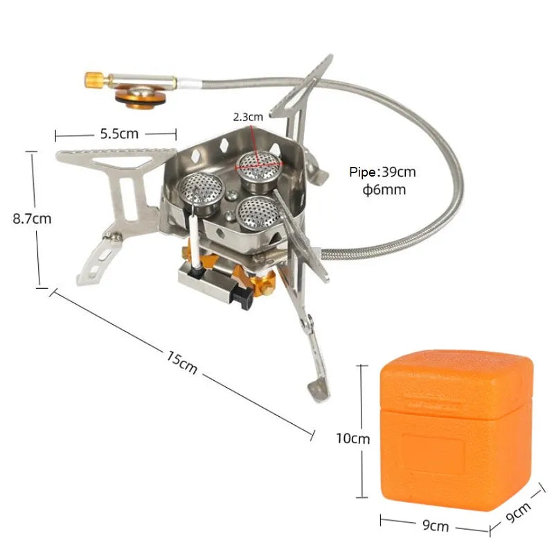 Portable Three Head Stove