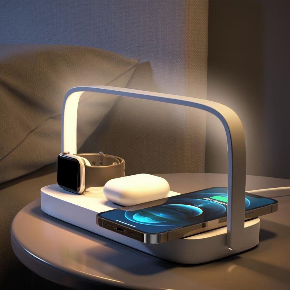 LED Table Lamp With Fast Wireless Charger