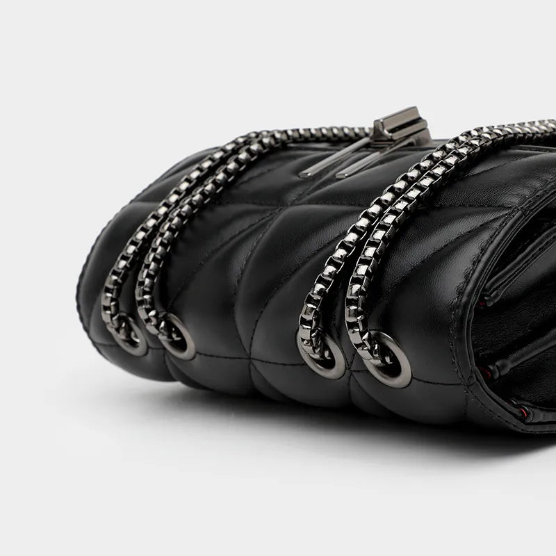 Luxury Leather Chain Women Handbag