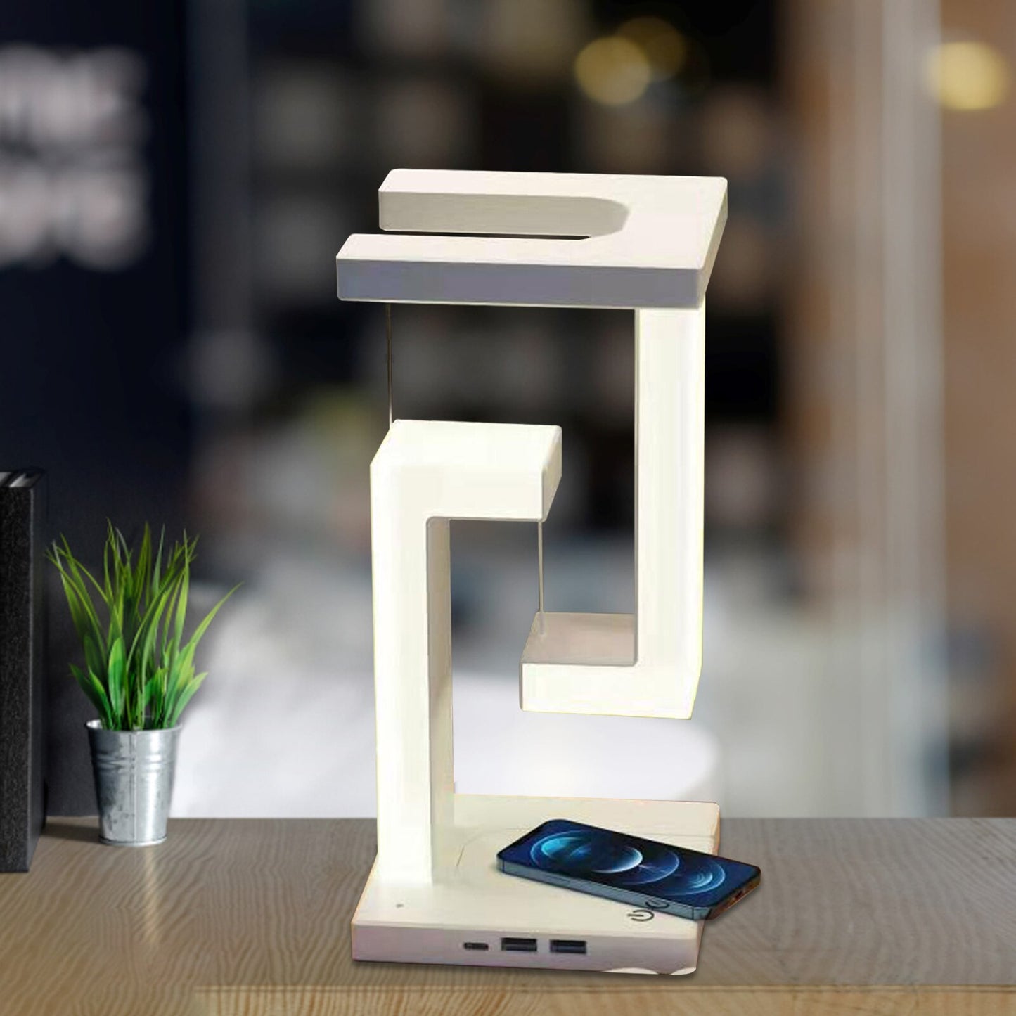 Anti-gravity Light with 10W Wireless Charger