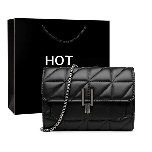 Luxury Leather Chain Women Handbag