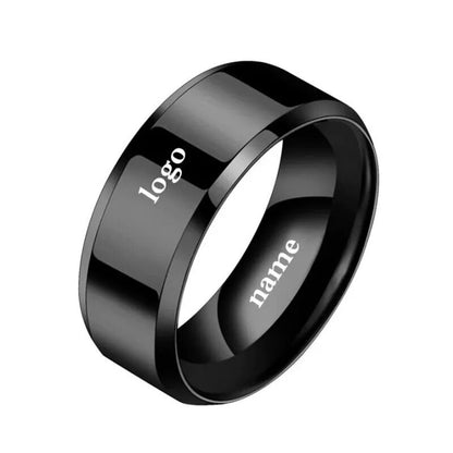 Custom Black Rings